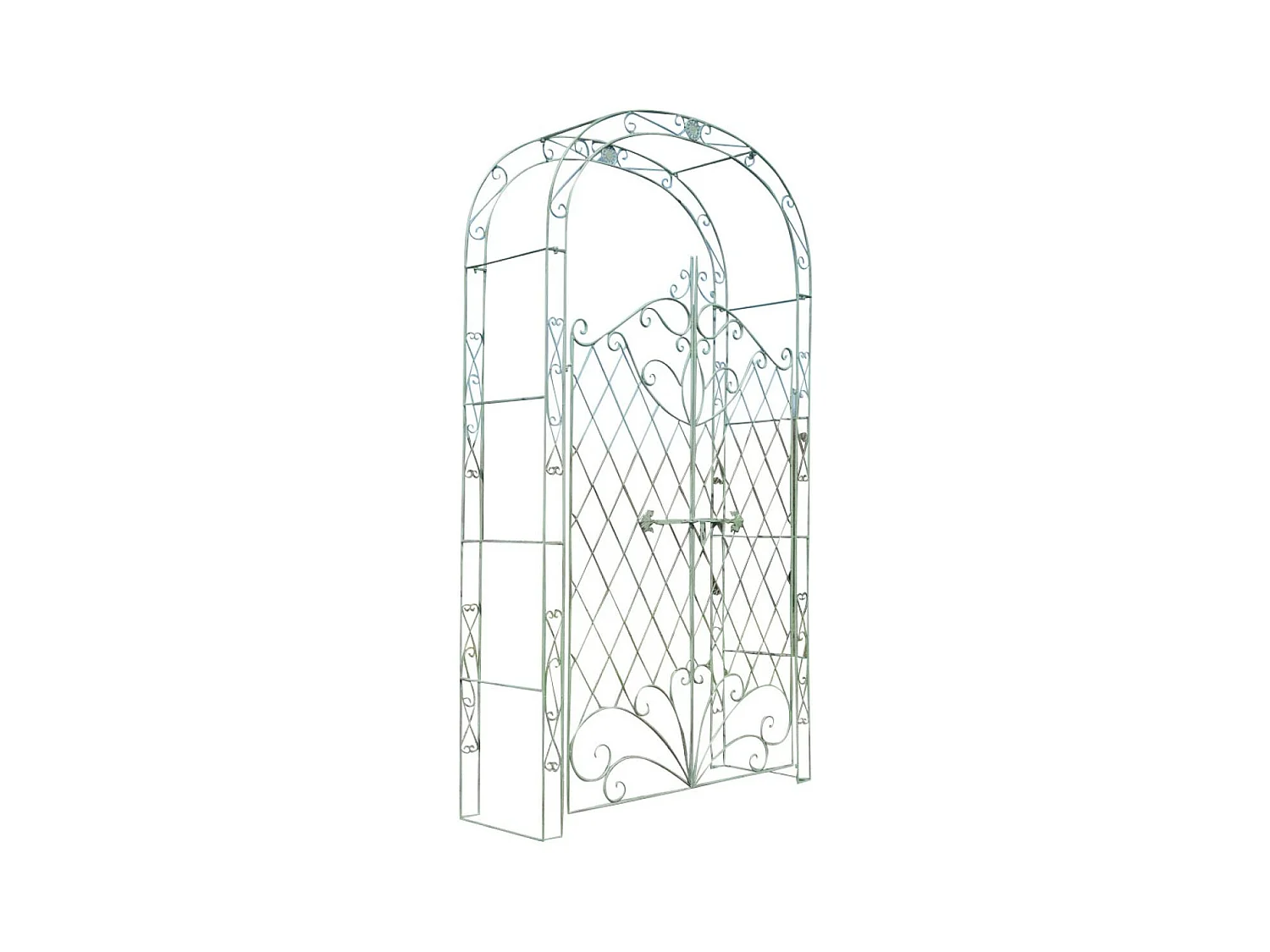Arche à rosiers - Métal & Métal - Vert antique - Melissa