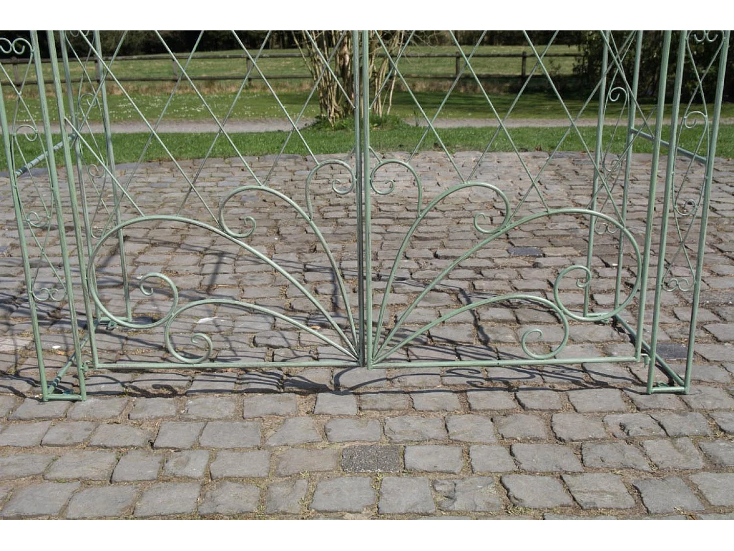 Arche à rosiers - Métal & Métal - Vert antique - Melissa