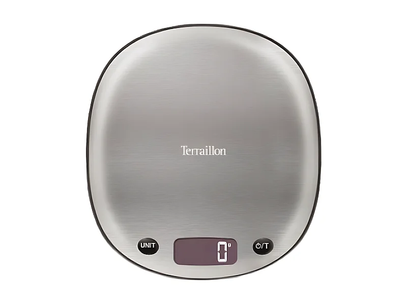 Terraillon Balance de cuisine électronique 5kg-3g inox - MACARON INOX