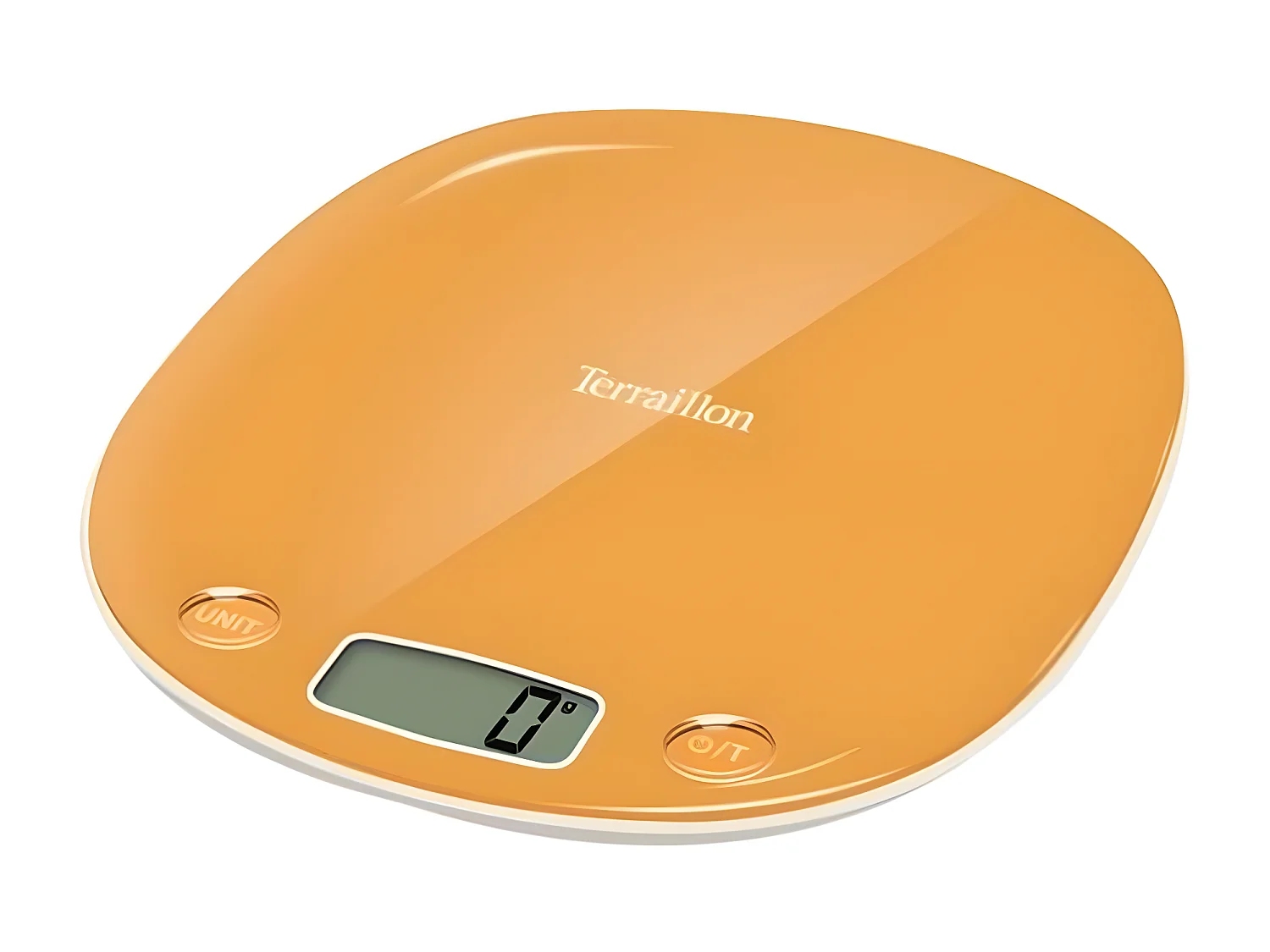 Terraillon Balance de cuisine électronique 5kg-1g jaune - MACARON MANGUE