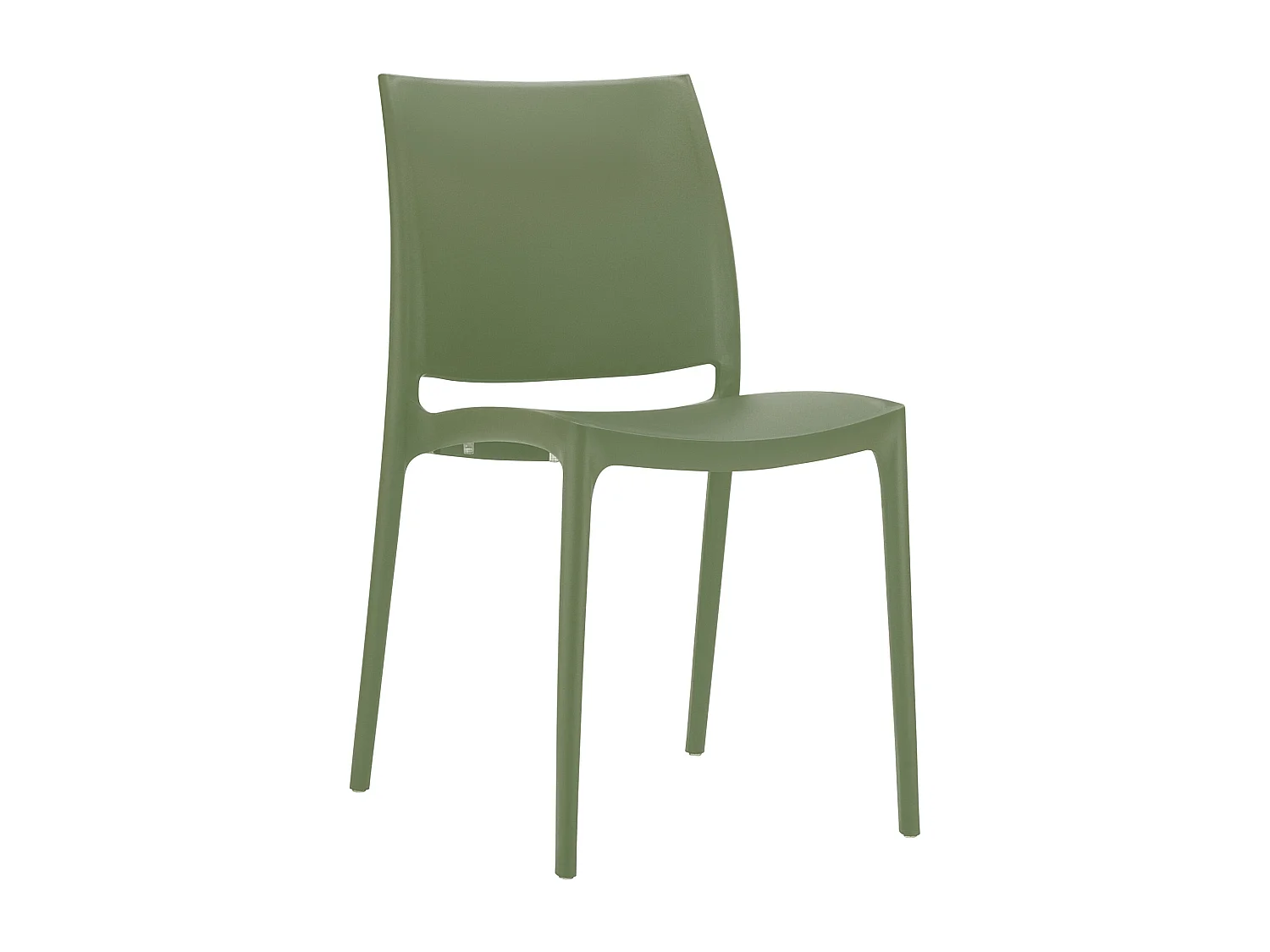 Chaises de jardin - Plastique - Olive - Maya
