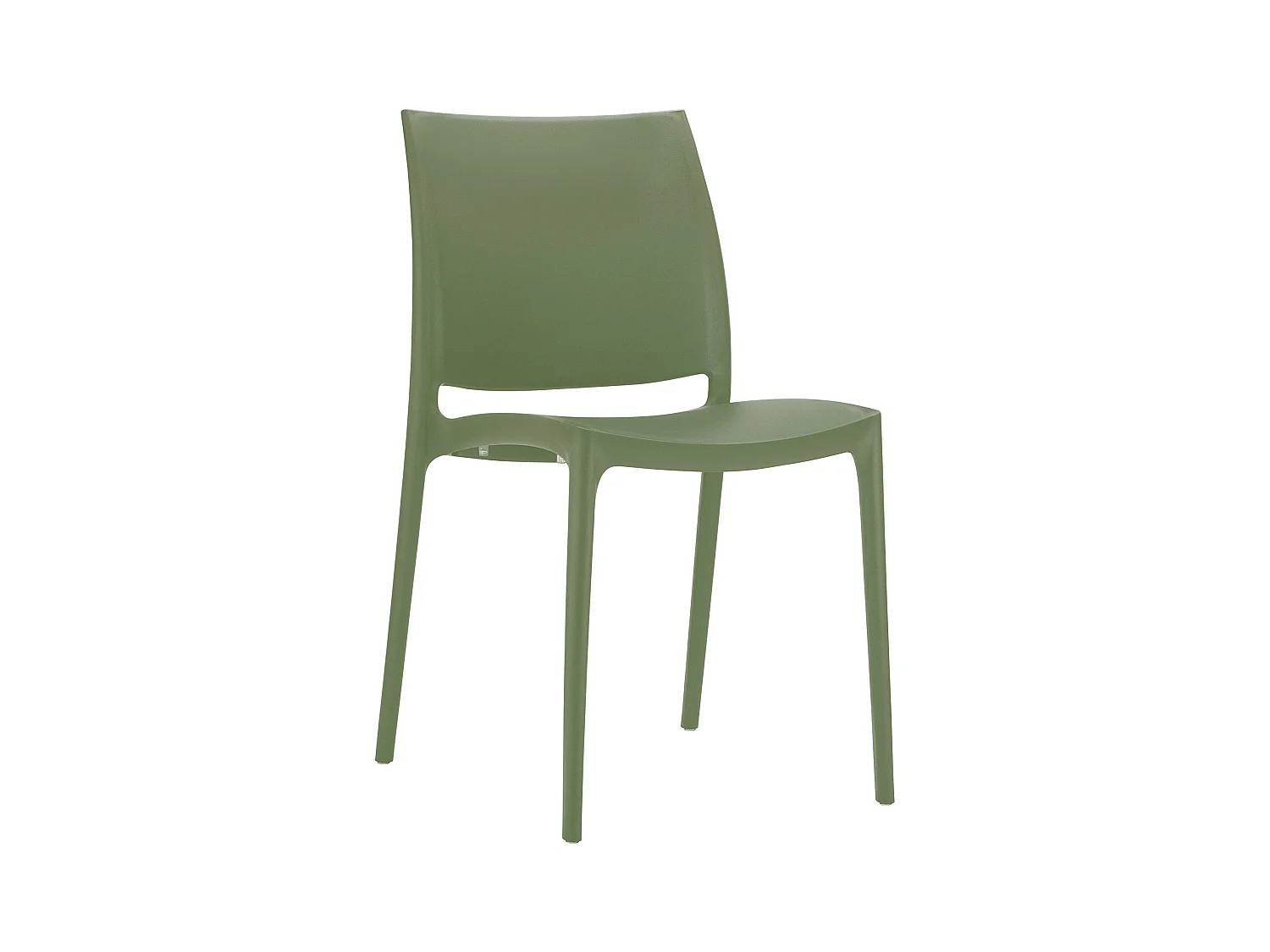 Chaises de jardin - Plastique - Olive - Maya