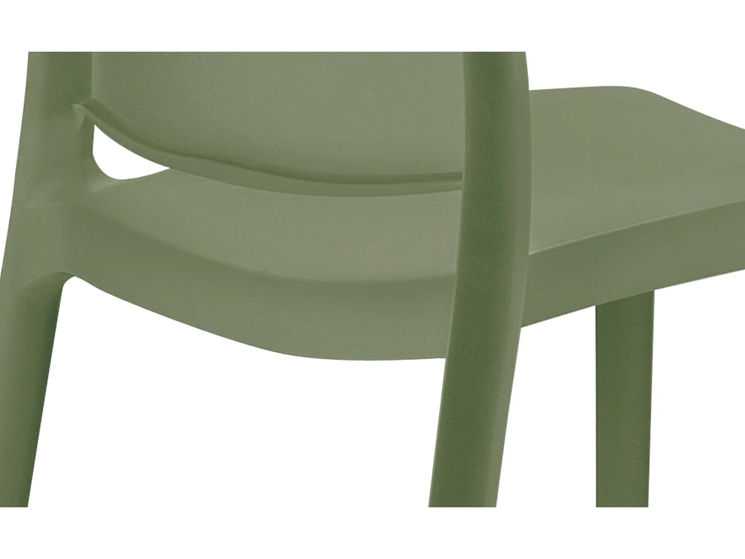 Chaises de jardin - Plastique - Olive - Maya