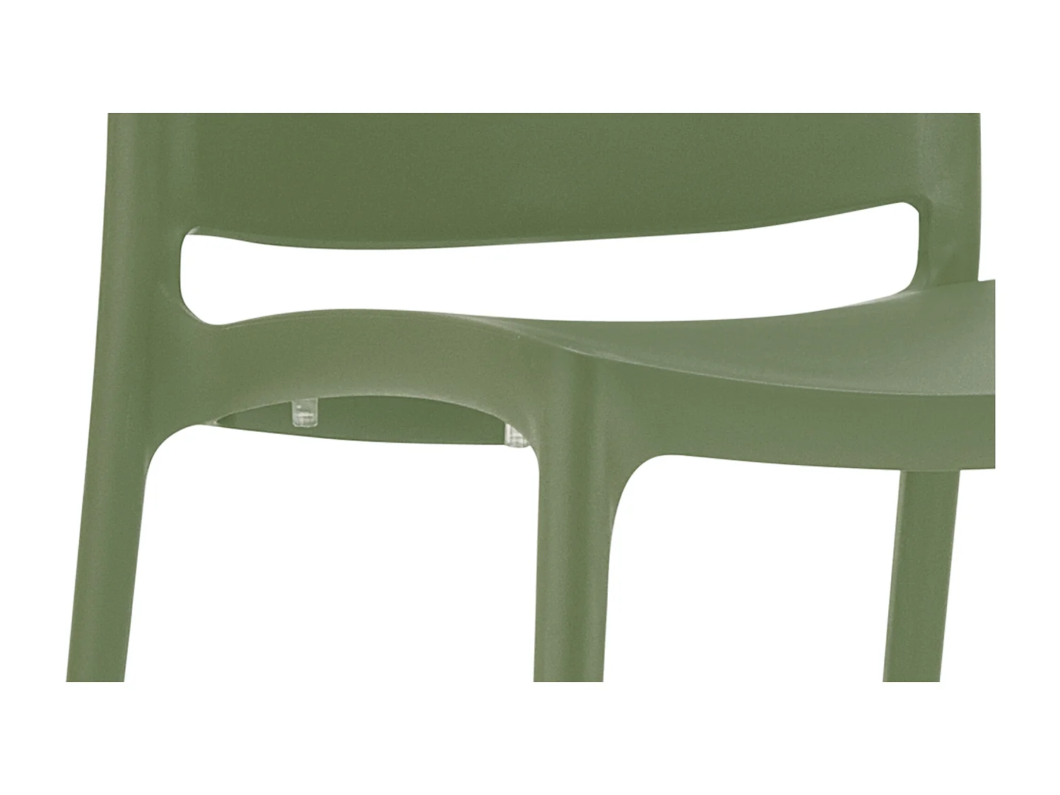 Chaises de jardin - Plastique - Olive - Maya