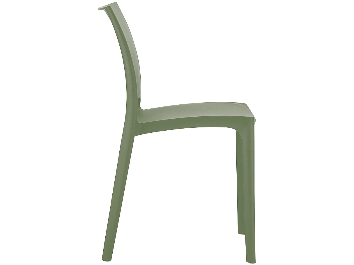 Chaises de jardin - Plastique - Olive - Maya