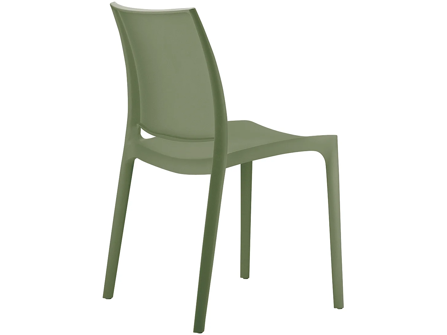 Chaises de jardin - Plastique - Olive - Maya