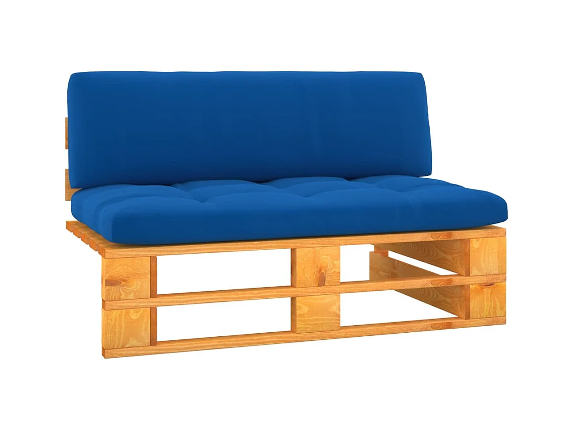 Garten-Mittelsofa Paletten Honigbraun Imprägniertes Kiefernholz