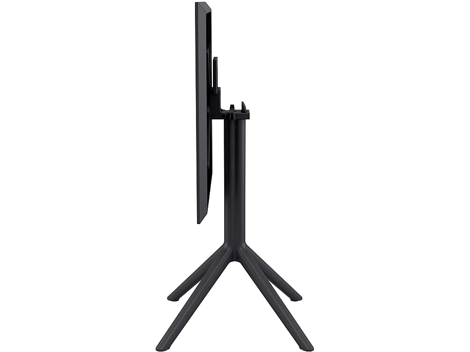Table d'appoint de jardin - carré - Plastique - 60 x 60 cm - Noir - Sky