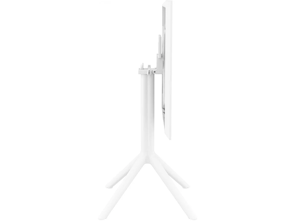Table d'appoint de jardin - carré - Plastique - 60 x 60 cm - Blanc - Sky