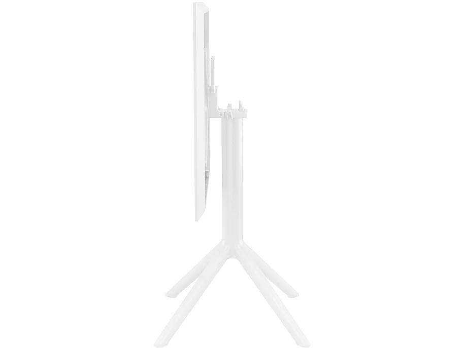 Table d'appoint de jardin - carré - Plastique - 60 x 60 cm - Blanc - Sky