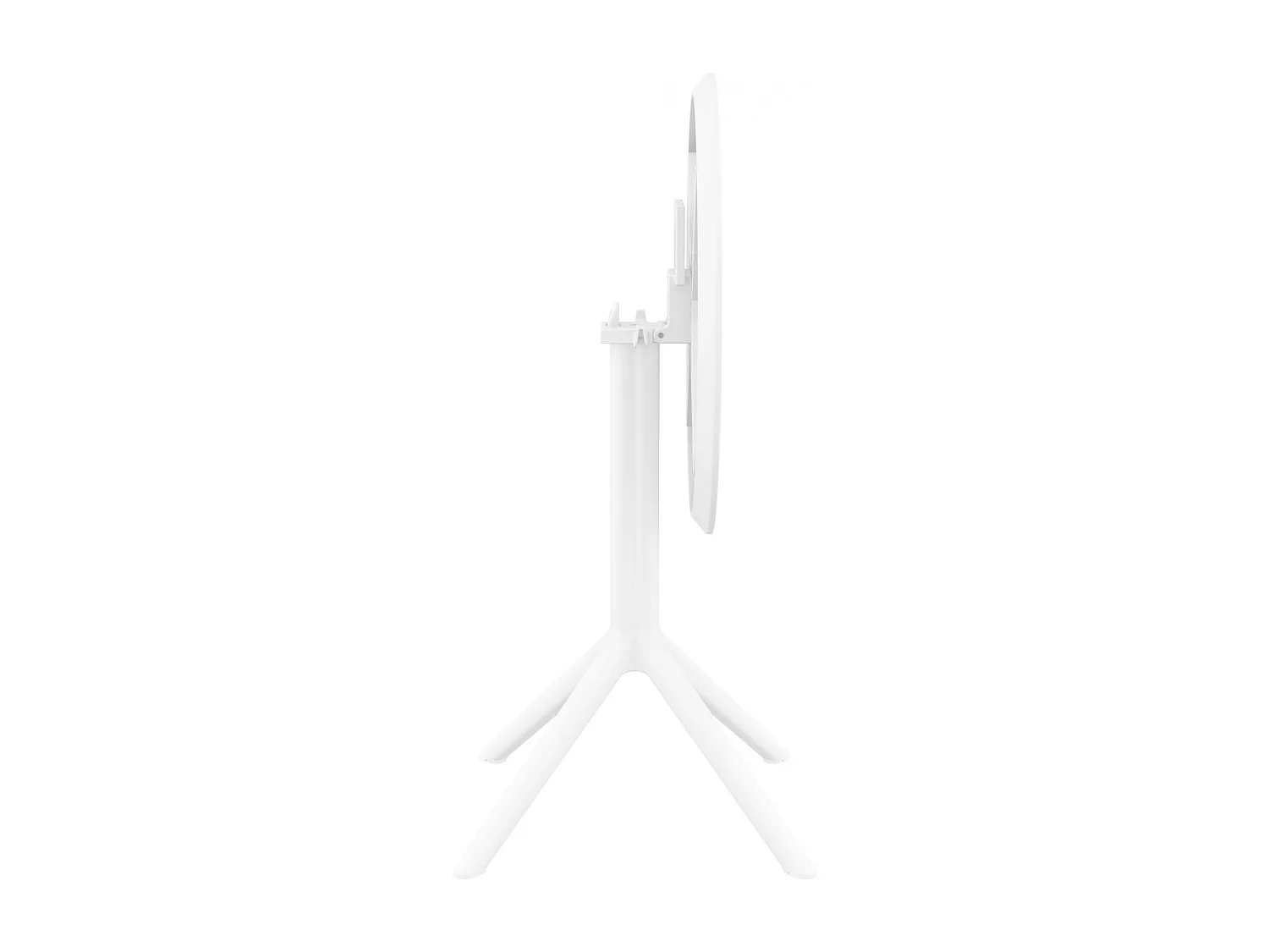Table d'appoint de jardin - rond - Plastique - Blanc - Sky