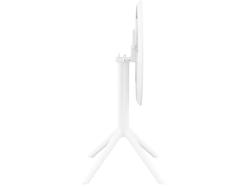 Table d'appoint de jardin - rond - Plastique - Blanc - Sky