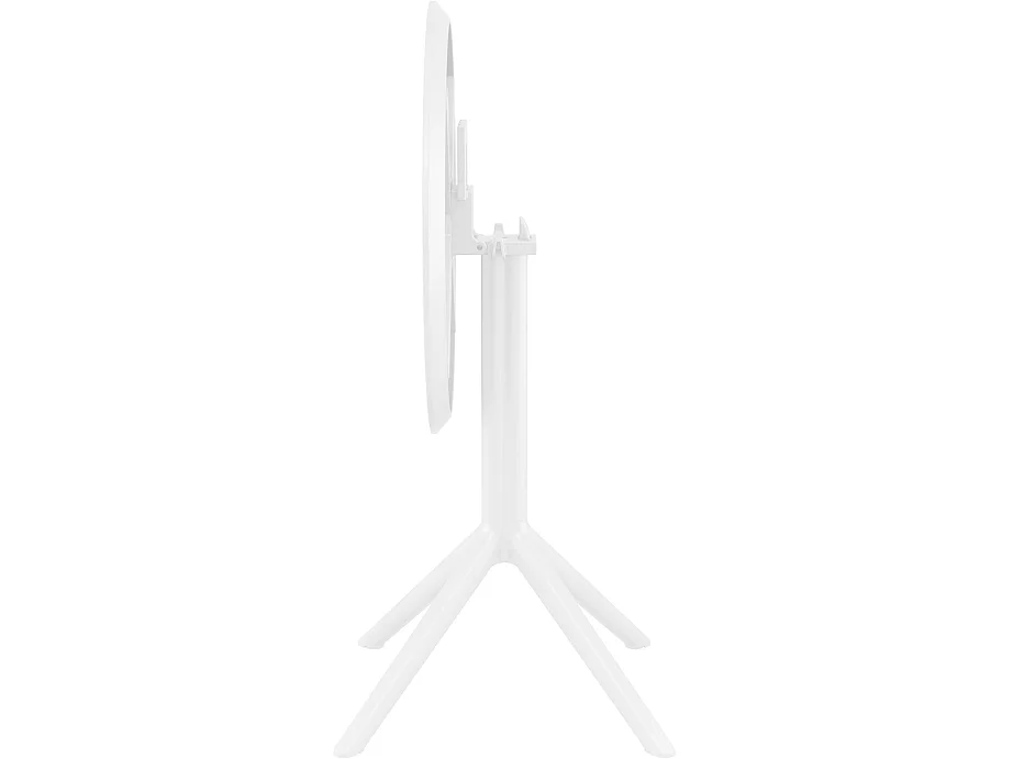 Table d'appoint de jardin - rond - Plastique - Blanc - Sky