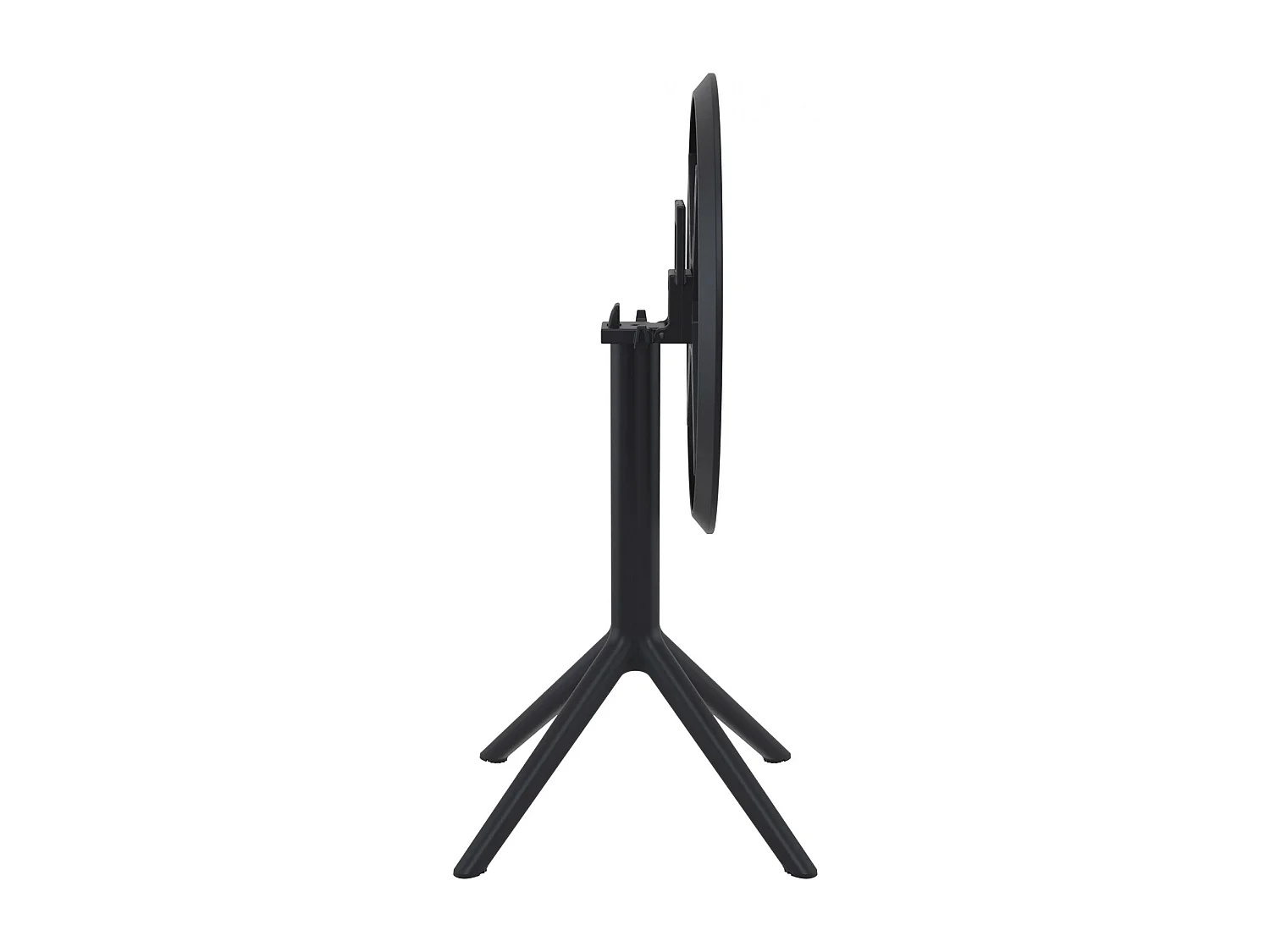 Table d'appoint de jardin - rond - Plastique - Noir - Sky