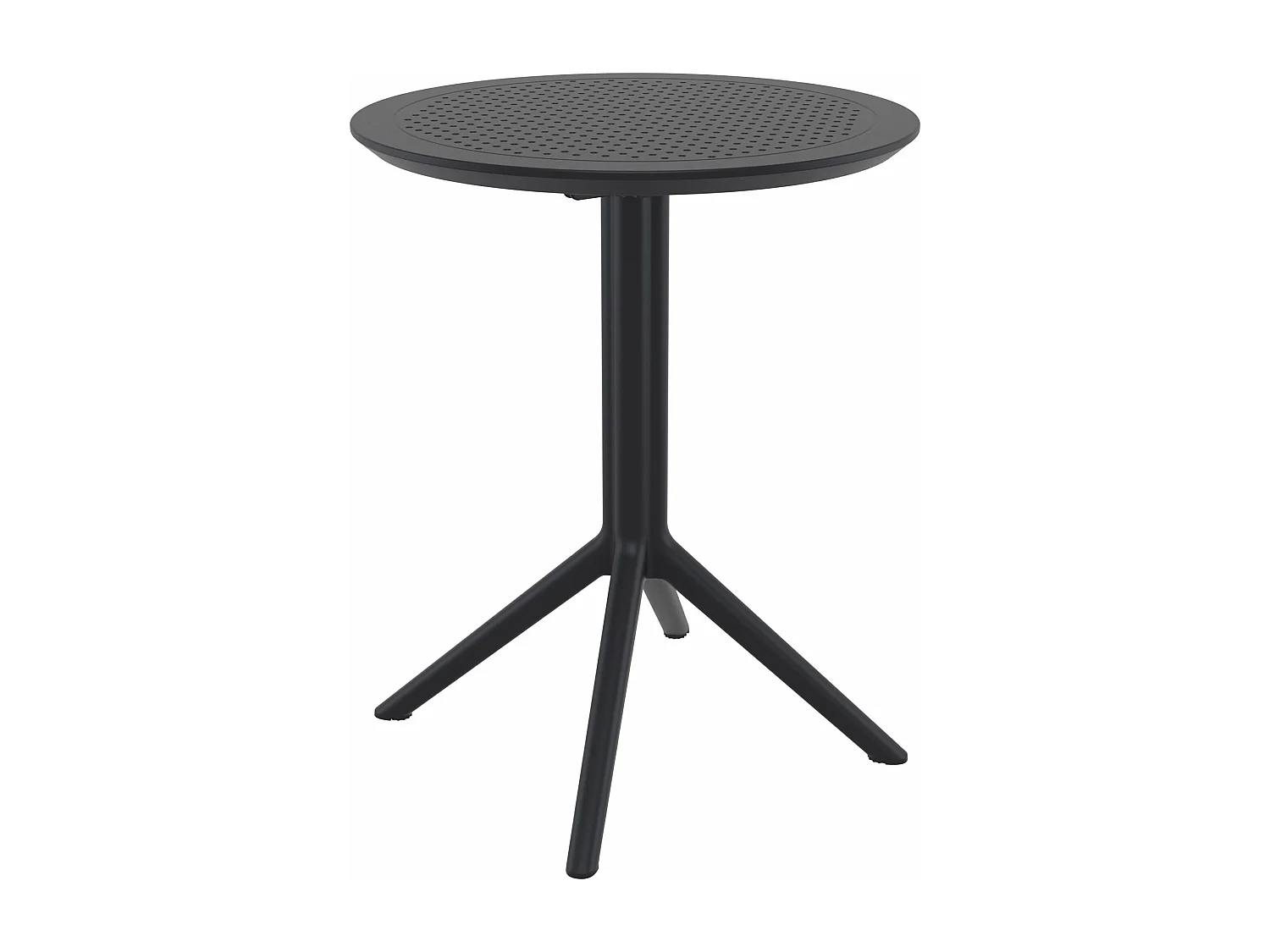 Table d'appoint de jardin - rond - Plastique - Noir - Sky