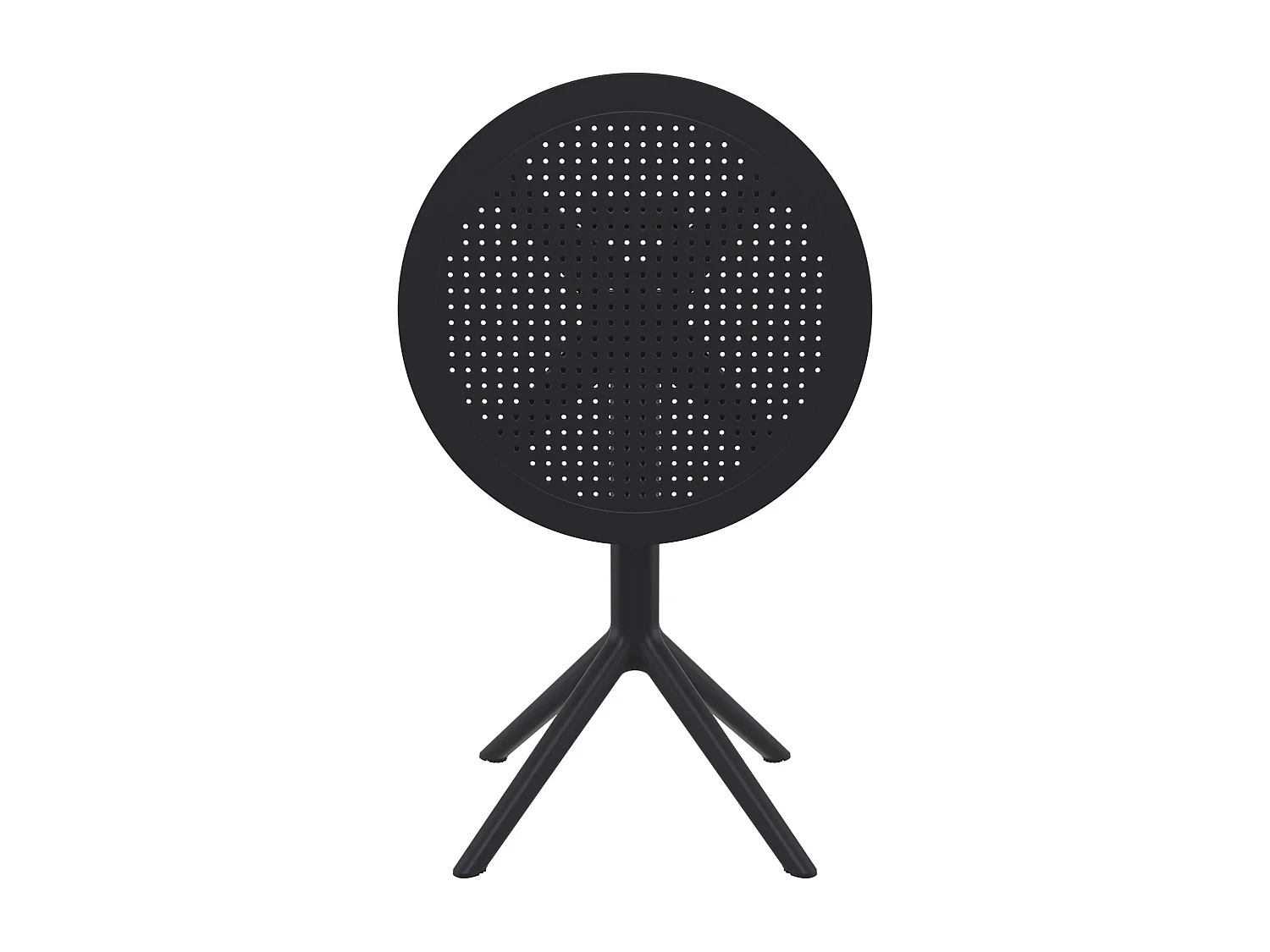 Table d'appoint de jardin - rond - Plastique - Noir - Sky