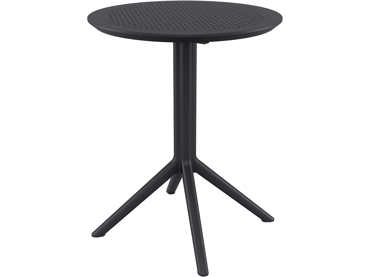 Table d'appoint de jardin - rond - Plastique - Noir - Sky