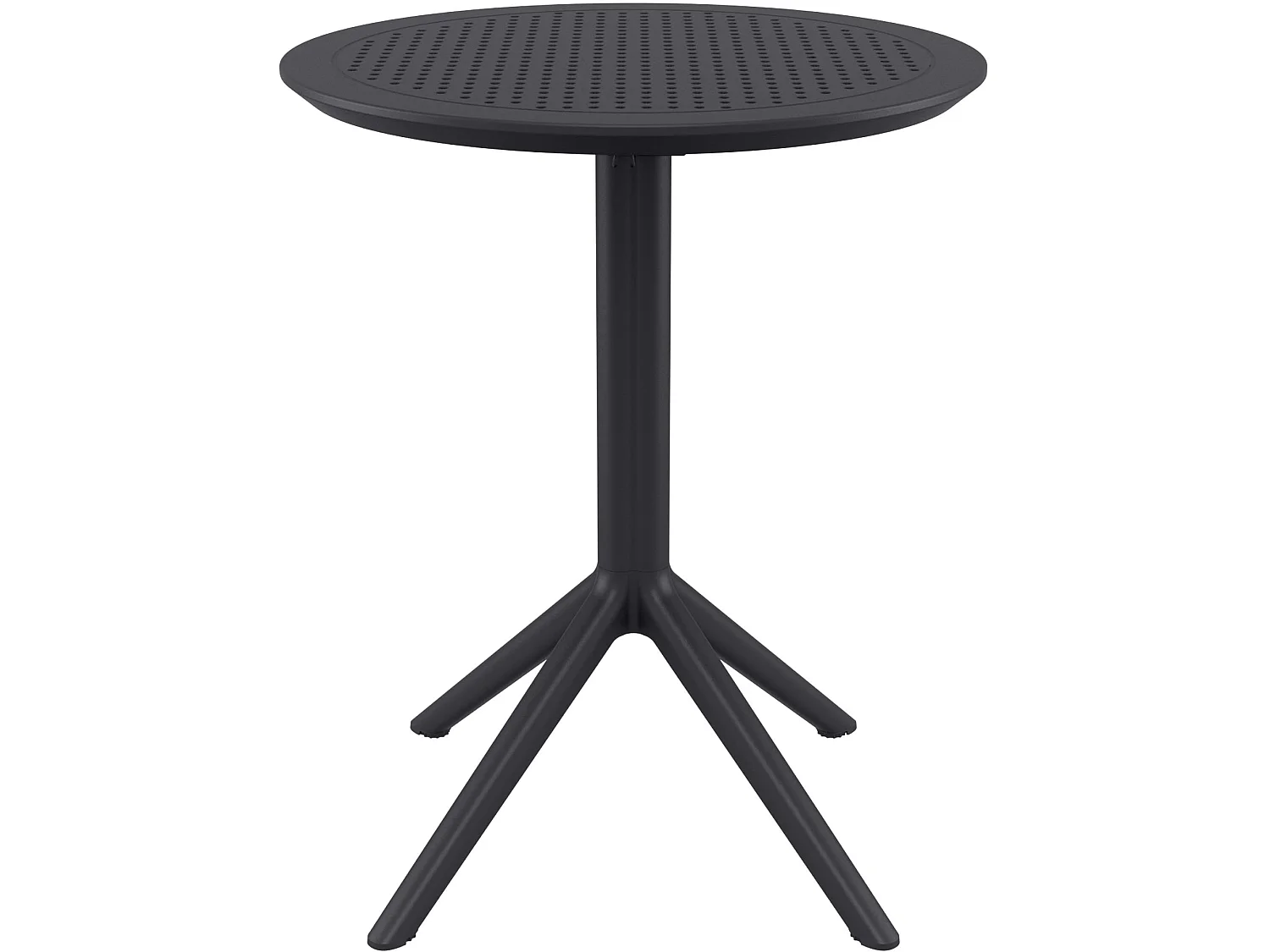 Table d'appoint de jardin - rond - Plastique - Noir - Sky