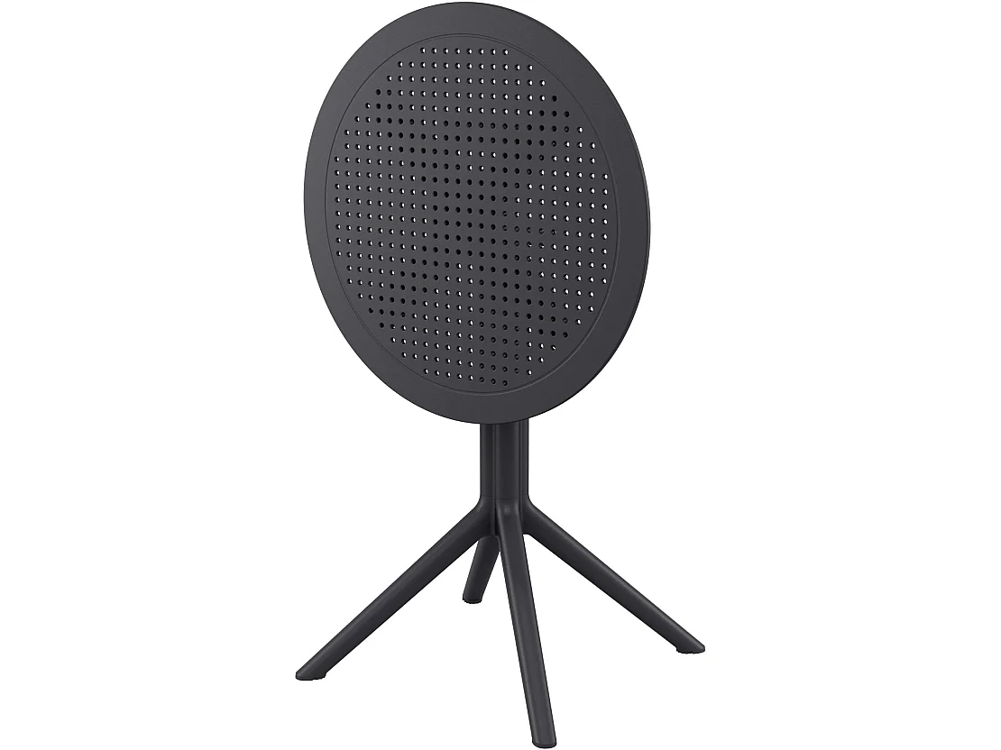 Table d'appoint de jardin - rond - Plastique - Noir - Sky