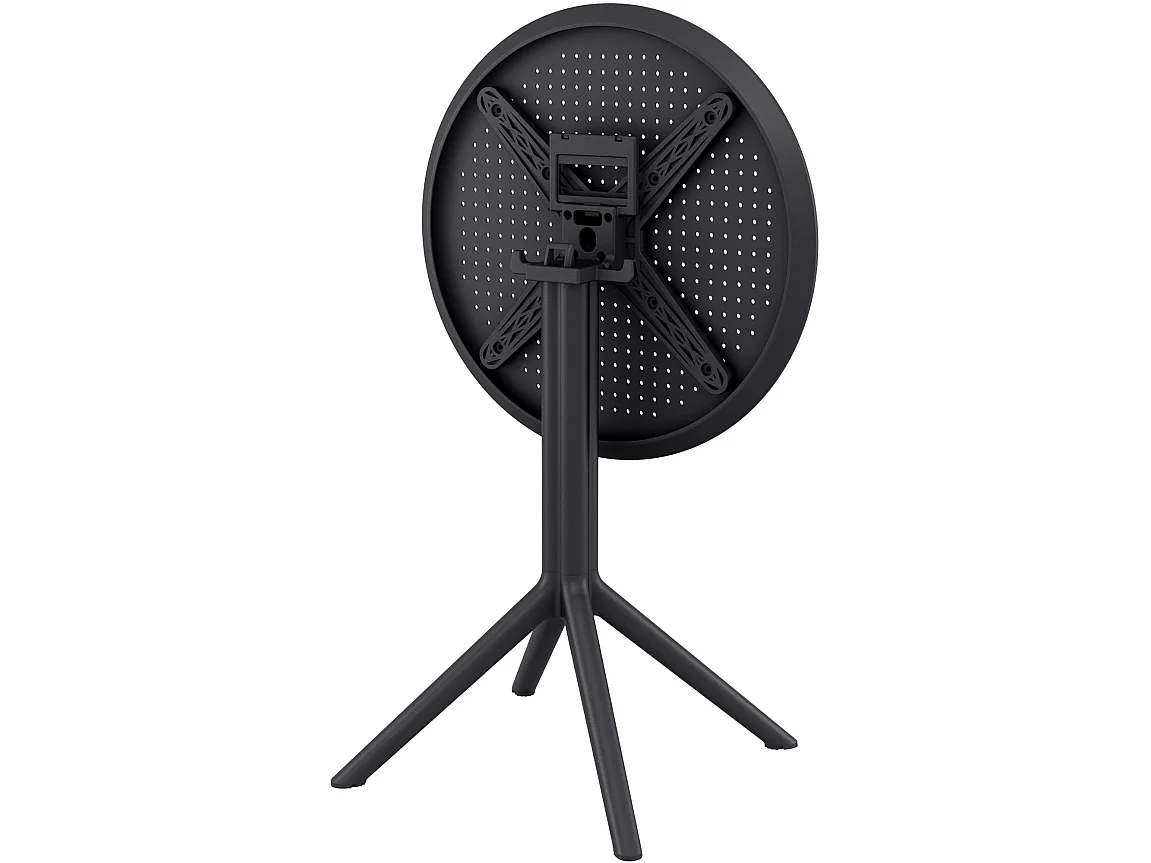 Table d'appoint de jardin - rond - Plastique - Noir - Sky
