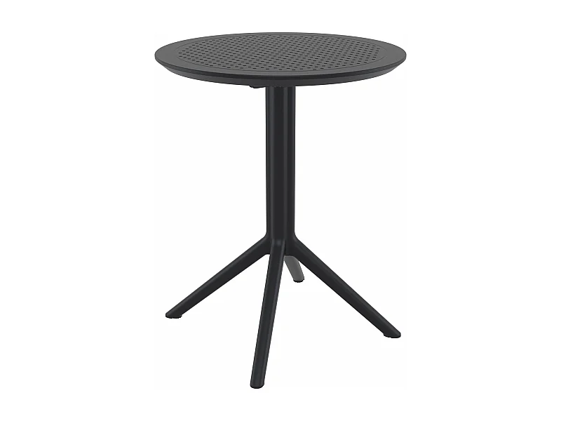 Table d'appoint de jardin - rond - Plastique - Noir - Sky