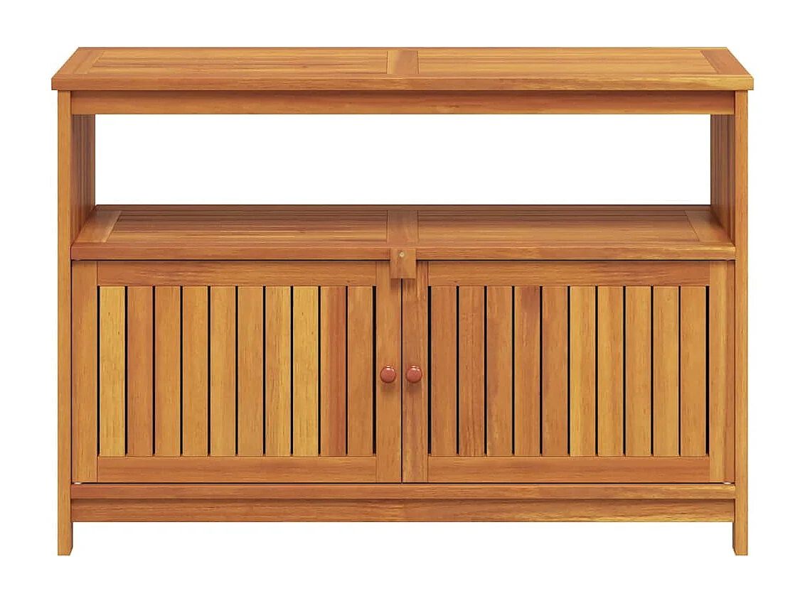 Table console de jardin 110x35x75 cm bois massif d'acacia