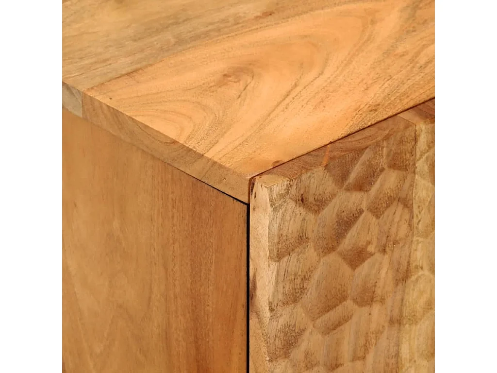 Badkamerwandkast 38x33x48 cm massief acaciahout