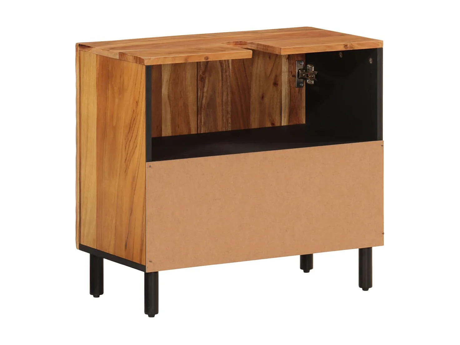 Waschbeckenunterschrank 62x33x58 cm Massivholz Akazie