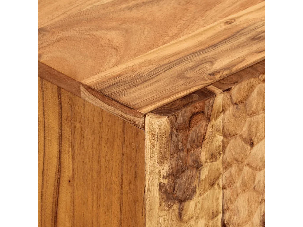 Waschbeckenunterschrank 62x33x58 cm Massivholz Akazie