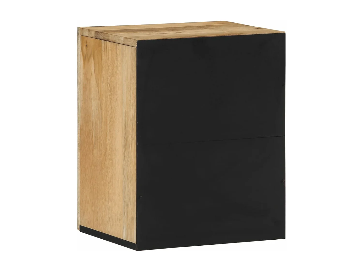 Armoire de salle de bain murale 38x33x48cm bois massif manguier