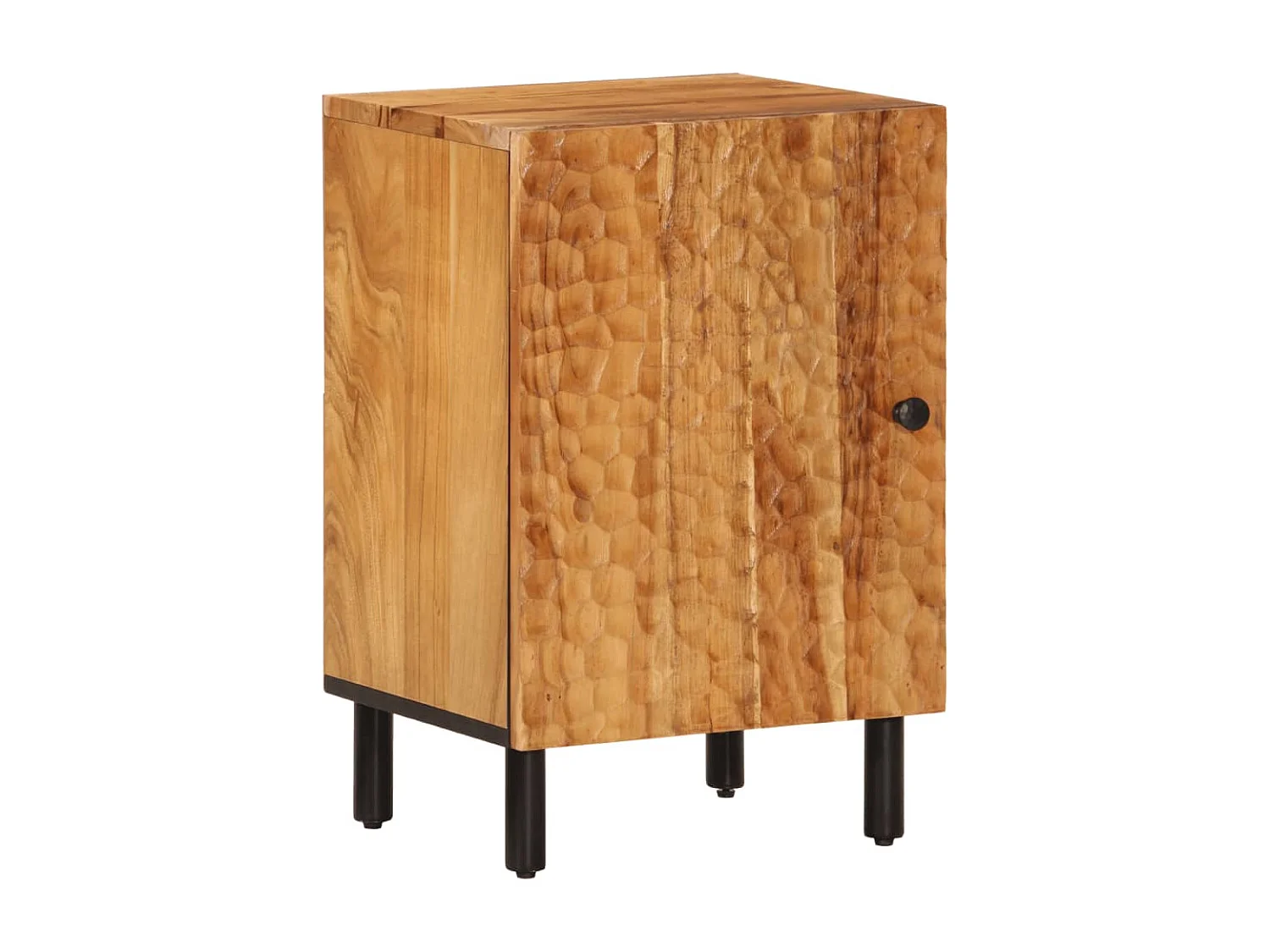 Armário de casa de banho 38x33x58 cm madeira de acácia maciça