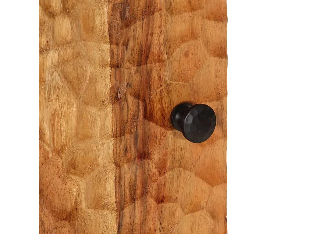 Armário de casa de banho 38x33x58 cm madeira de acácia maciça