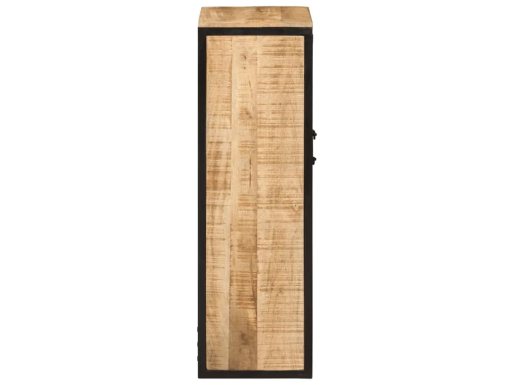 Móvel de casa de banho 40x27x90 cm mangueira maciça e ferro