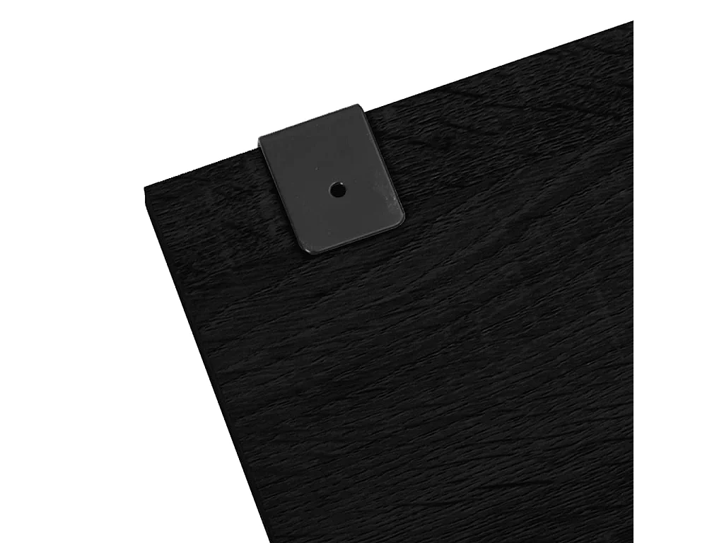 Ensemble de meubles salle de bain 6 pcs noir bois d'ingénierie