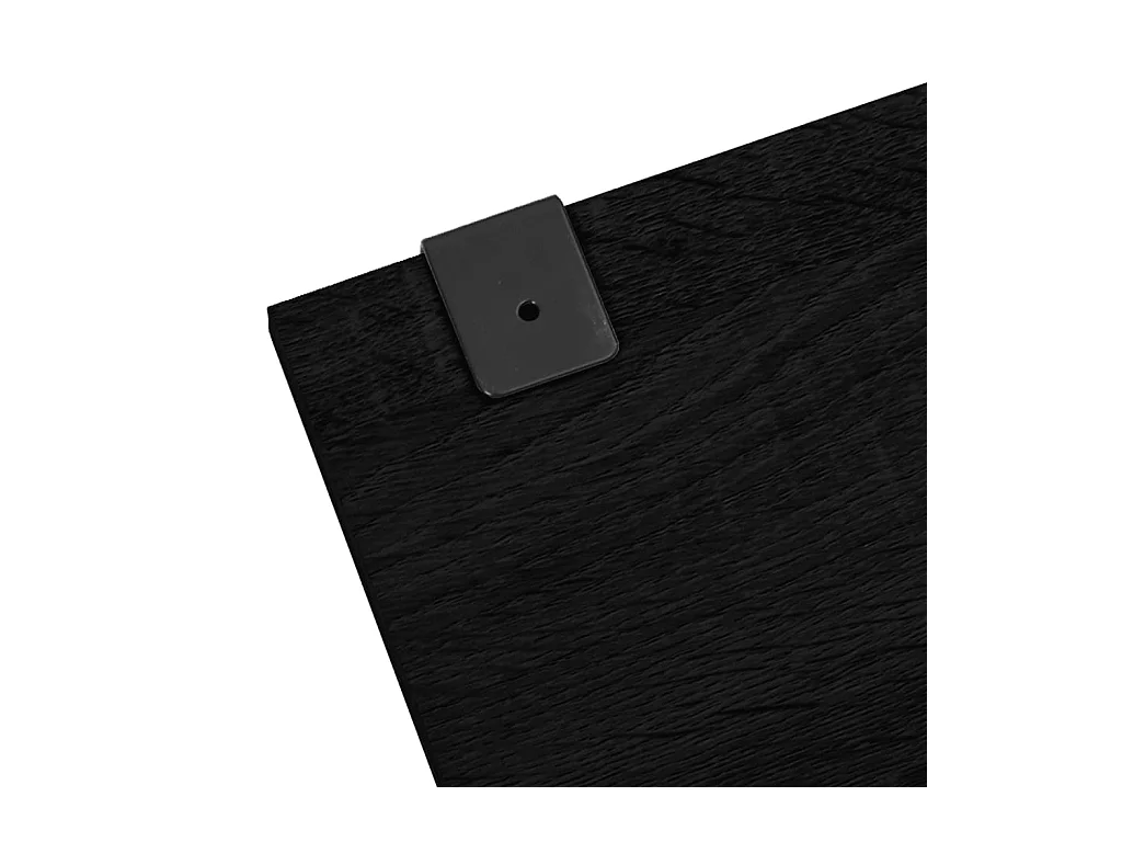 Ensemble de meubles salle de bain 6 pcs noir bois d'ingénierie