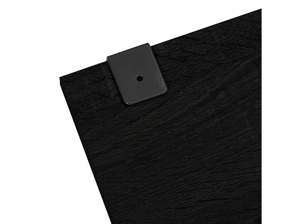 Ensemble de meubles salle de bain 6 pcs noir bois d'ingénierie