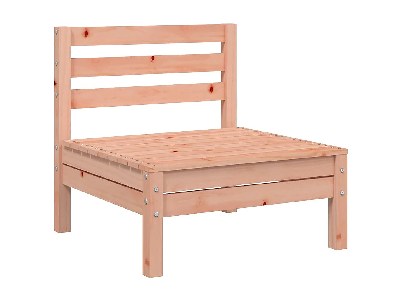 Gartensofas ohne Armlehnen 2 Stk. Massivholz Douglasie