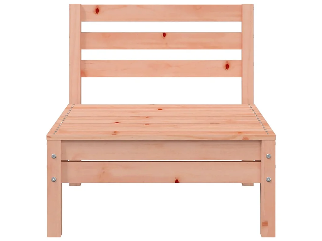 Modularna Wygodna Sofa Ogrodowa 3-osobowa z Masywnego Drewna Douglas - Zewnętrzna