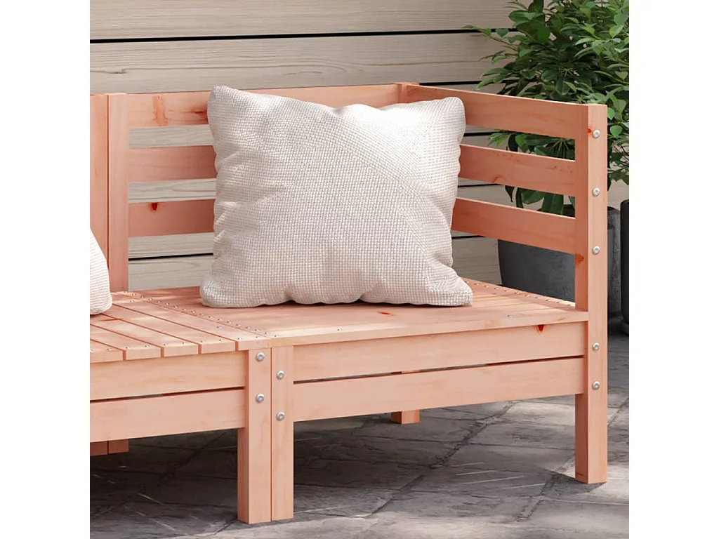 Canapé d'angle de jardin bois massif douglas