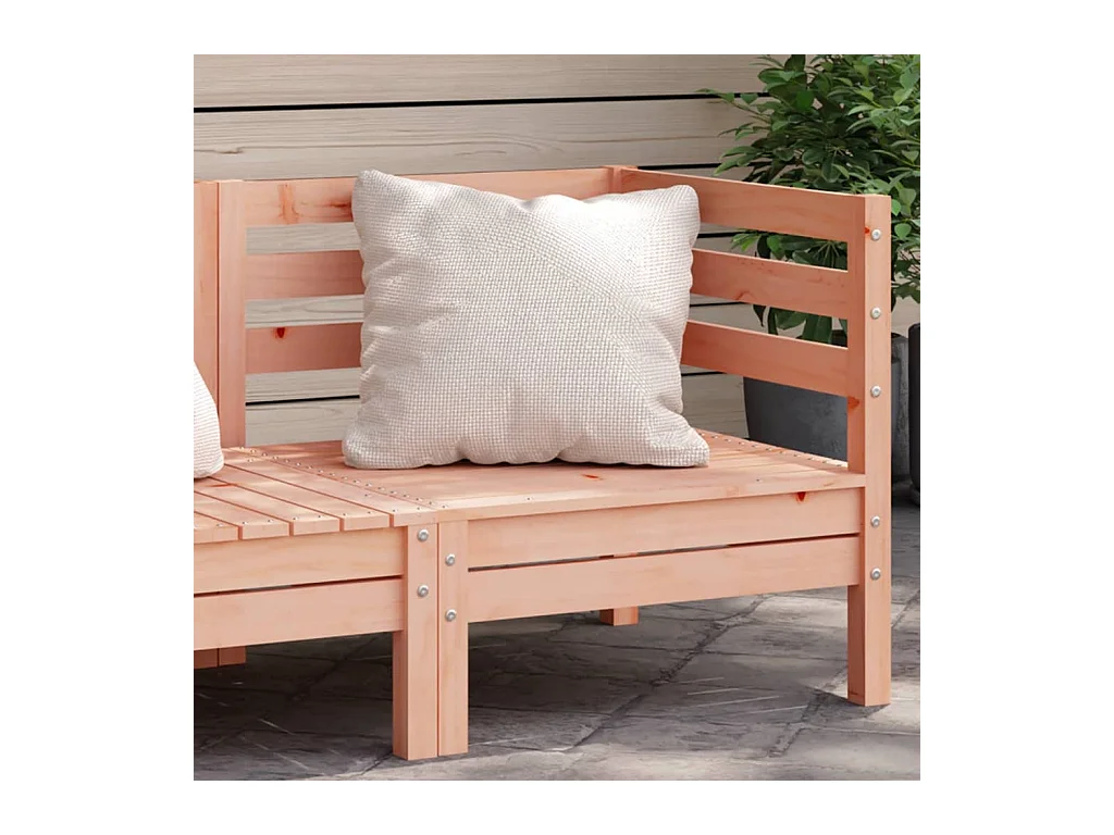 Canapé d'angle de jardin bois massif douglas