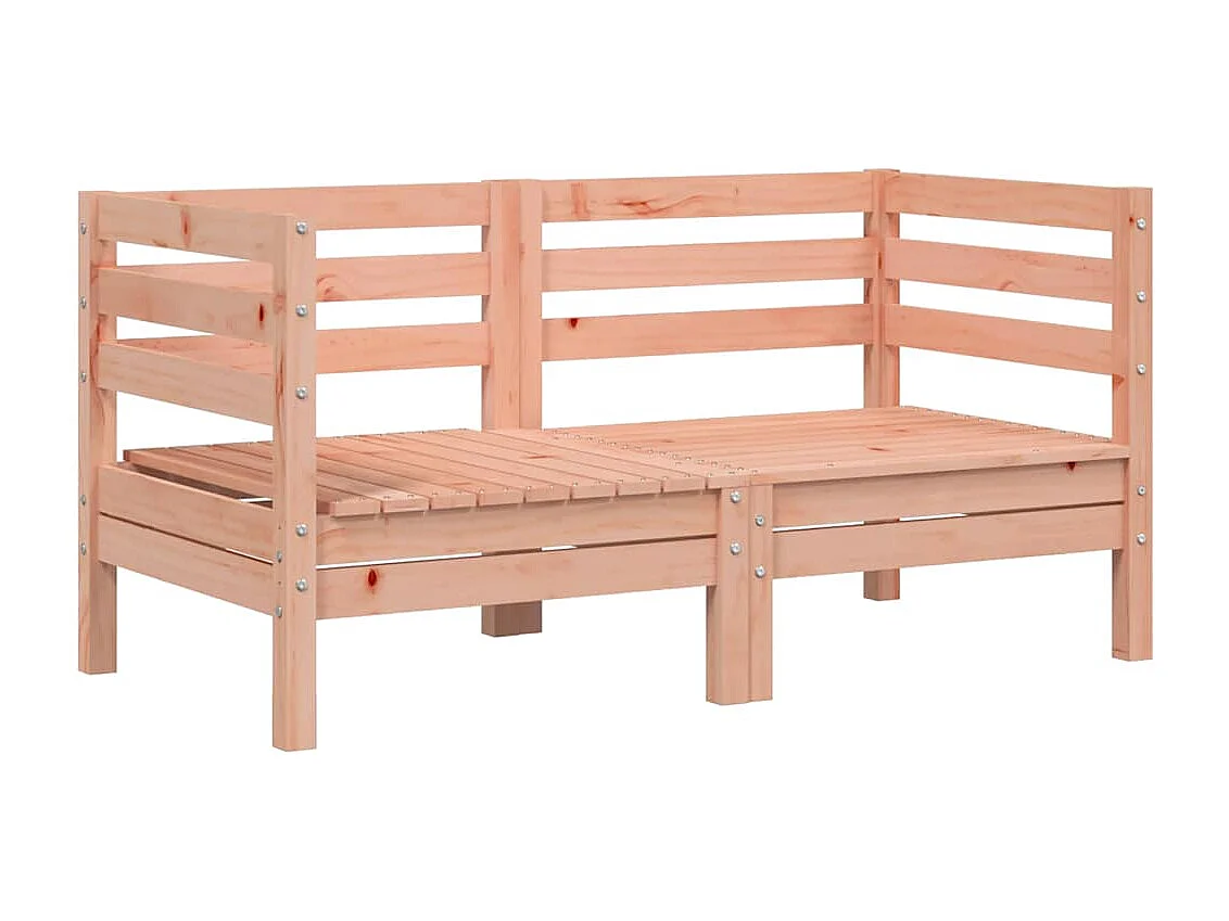 Divani Angolari da Giardino 2pz in Legno Massello di Douglas