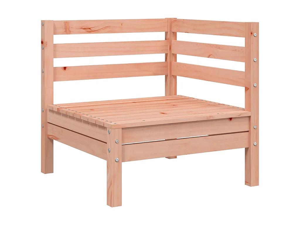 Divani Angolari da Giardino 2pz in Legno Massello di Douglas