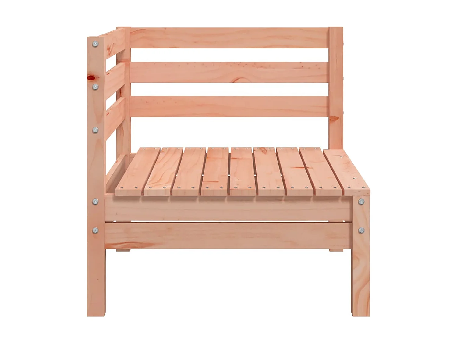 Divani Angolari da Giardino 2pz in Legno Massello di Douglas