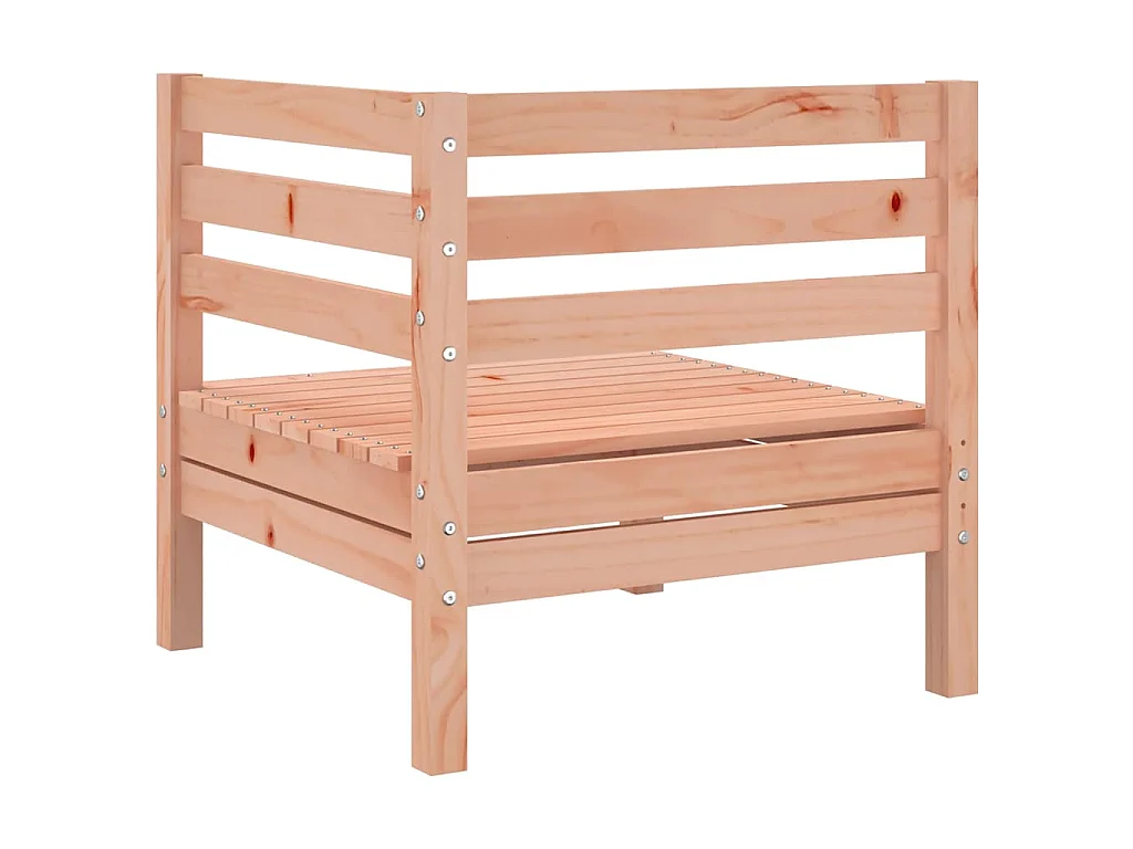 Divani Angolari da Giardino 2pz in Legno Massello di Douglas