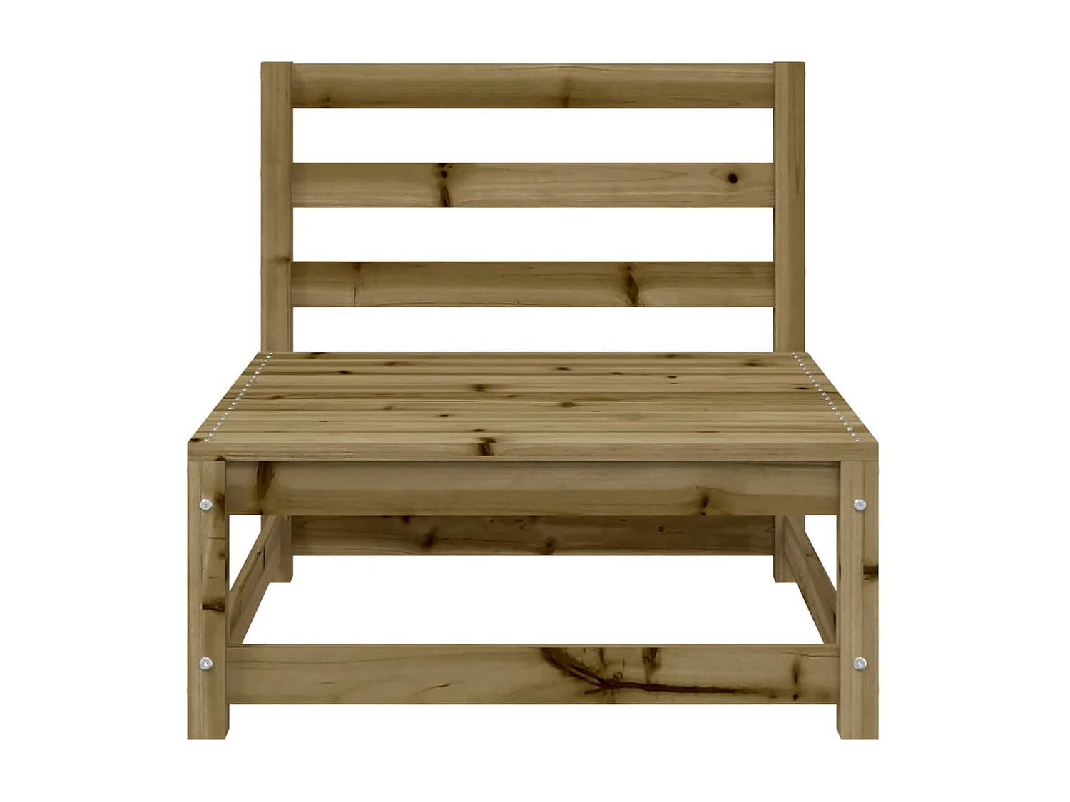 Gartensofa 2-Sitzer Kiefernholz Imprägniert