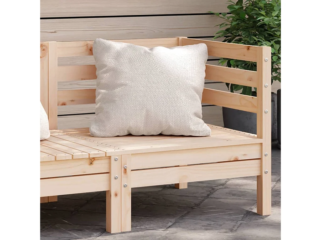 Garten-Ecksofa Massivholz Kiefer