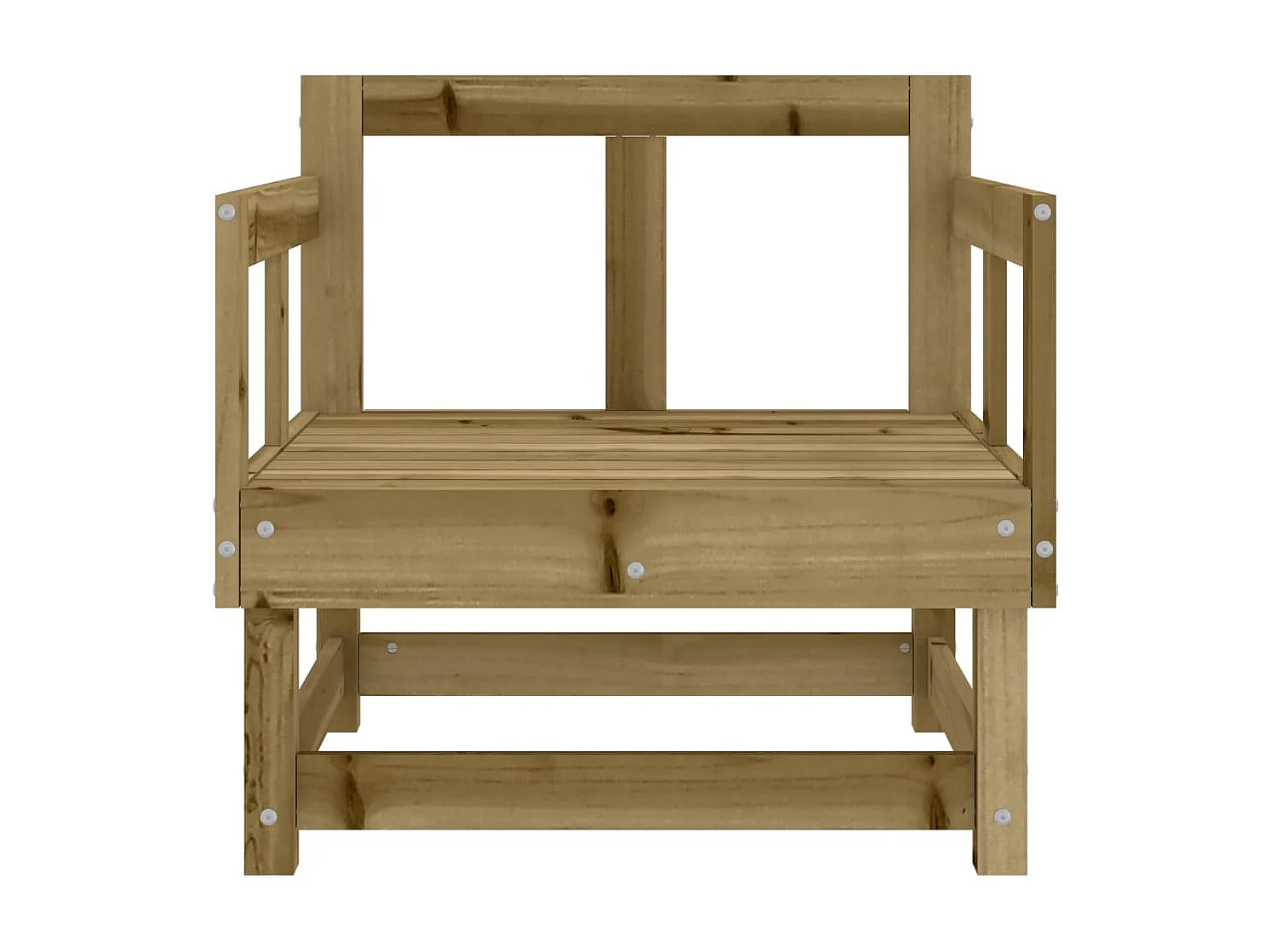 Gartenstühle 2 Stk. Kiefernholz Imprägniert