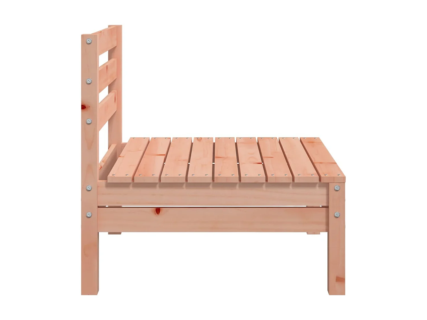 Divani Senza Braccioli da Giardino 4pz Legno Massello Douglas