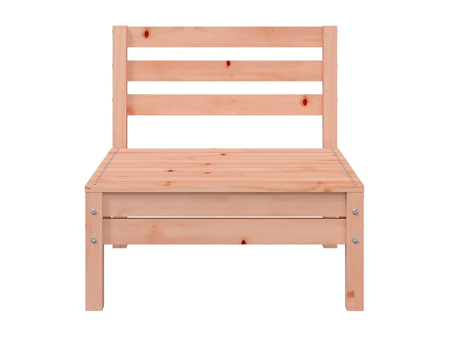 Canapés de jardin sans accoudoirs 4 pcs bois massif douglas