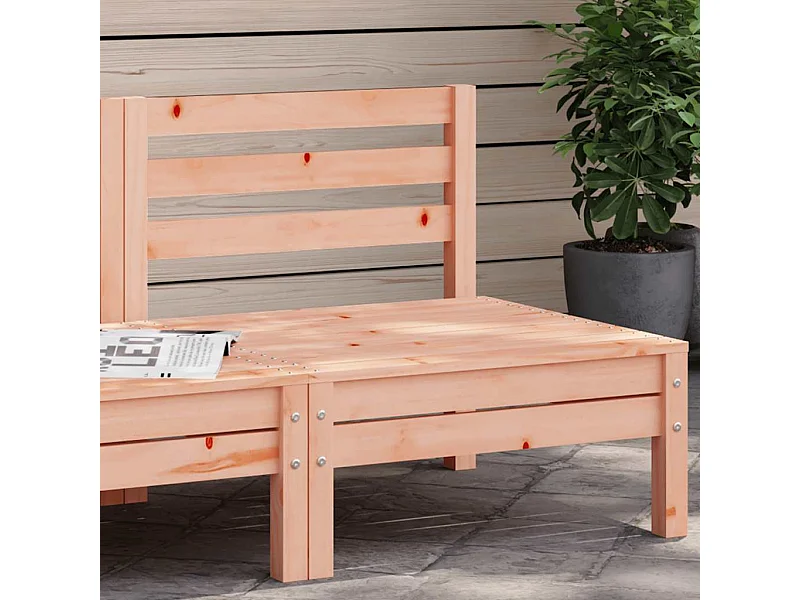 Canapé de jardin sans accoudoirs bois massif douglas